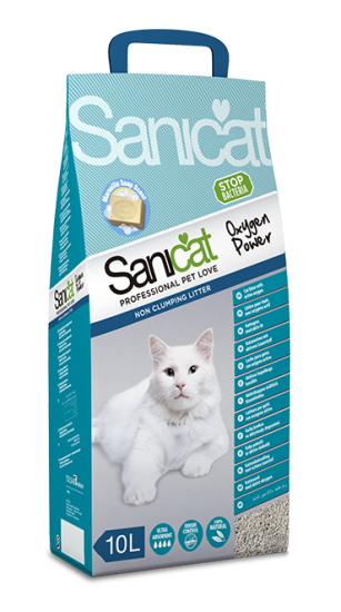 Sanicat Oxygen Power Cat Litter - 10 Litre